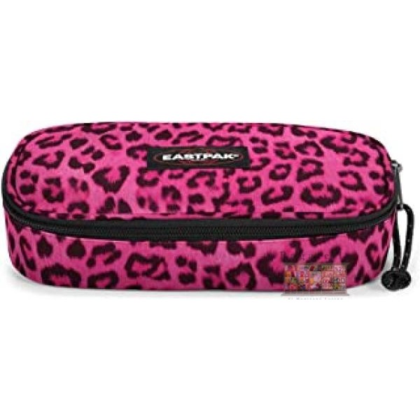 Astuccio eastpak nero sales con fiori