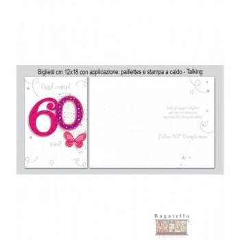 Biglietto auguri 60 anni